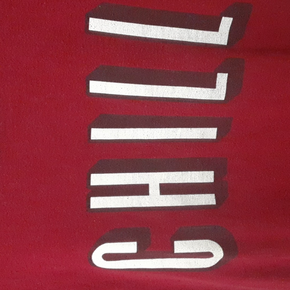 Free with purchase. American apparel. Maroon Chill graphic t shirt. Size Medium. - Picture 2 of 7